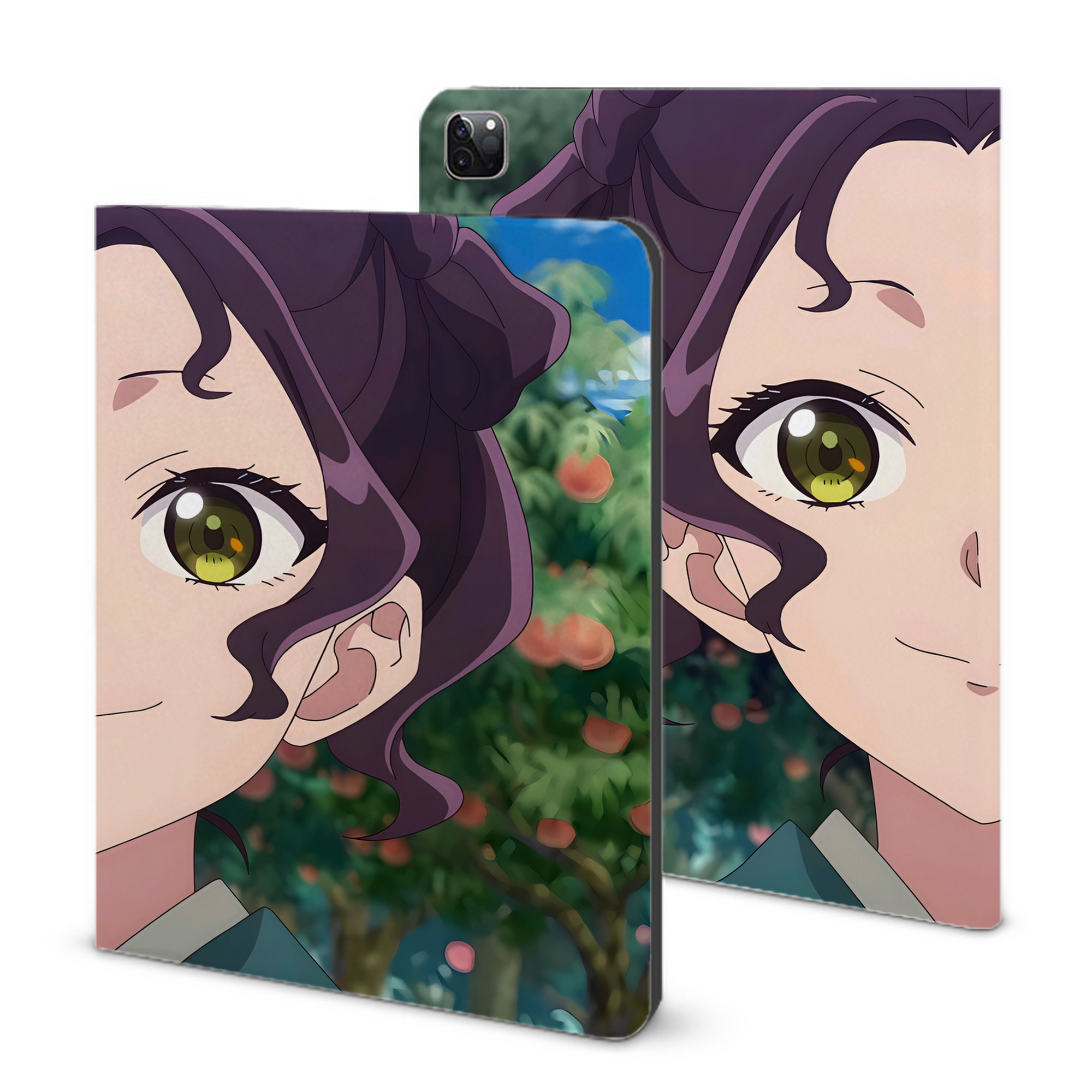 （画像用） 薬屋のひとりごと The Apothecary Diaries IPad ケース ブック型 PUレザー TPU 耐衝撃 軽量 薄型 ペン収納なし 全面保護 IPad 各モデル対応